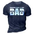 Radiologic Technologist Dad Xray Tech Rad Tech For Men Gift For Mens 3D Print Casual Tshirt Navy Blue