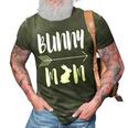 Bunny Mom Funny Rabbit Mum Gift For Women 3D Print Casual Tshirt Army Green