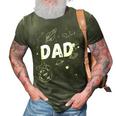 Dad Outer Space Daddy Planet Birthday Fathers Day Gift For Womens Gift For Women 3D Print Casual Tshirt Army Green