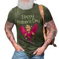 Funny Embarrassing Dad In Girl Colors Happy Fathers Day Gift For Women 3D Print Casual Tshirt Army Green