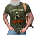 Funny I Need More Space Dad I Teach Space Crew Tech Camp Mom Gift For Women 3D Print Casual Tshirt Army Green