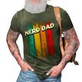 Nerd Dad Conservative Daddy Protective Father Funny Gift For Women 3D Print Casual Tshirt Army Green