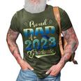 Proud Dad Of A 2023 Graduate For Family Graduation Father 3D Print Casual Tshirt Army Green