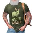 Rabbit Mum Rabbit Mother Pet Long Ear Gift For Womens Gift For Women 3D Print Casual Tshirt Army Green