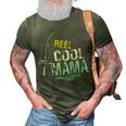 Reel Cool Mama Fishing Fisherman Funny Retro Gift For Women 3D Print Casual Tshirt Army Green