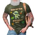 Space Astronaut Planets Birthday Theme Dad Of Birthday Boy 3D Print Casual Tshirt Army Green