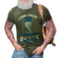 Tornado Chaser Father Storm Chaser Gift For Mens 3D Print Casual Tshirt Army Green