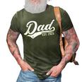 Vintage Dad Est 2024 For Fathers Day Promoted To Daddy 2024 3D Print Casual Tshirt Army Green