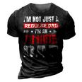 Anime Dad Fathers Day Im Not A Regular Dad Im An Anime Dad Gift For Women 3D Print Casual Tshirt Vintage Black