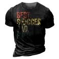 Best Soccer Dad Ever Daddy Fathers Day Vintage Womens Gift 3D Print Casual Tshirt Vintage Black