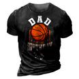 Dad Of The Birthday Boy Basketball Theme Bday Party Mens Dad 3D Print Casual Tshirt Vintage Black