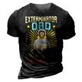 Exterminator Dad Pest Control Funny Gift For Women 3D Print Casual Tshirt Vintage Black