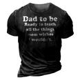 Fathers Day Dad Sayings Happy Fathers Day Gift For Women 3D Print Casual Tshirt Vintage Black