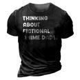 Fictional Anime Dads Funny Weeb Girl Fanfic Fanfiction Lover Gift For Women 3D Print Casual Tshirt Vintage Black