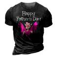 Funny Embarrassing Dad In Girl Colors Happy Fathers Day Gift For Women 3D Print Casual Tshirt Vintage Black