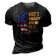 Gods Children Are Not For Sale Funny Political 3D Print Casual Tshirt Vintage Black