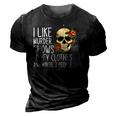 I Like Murder Shows Comfy Clothes And Maybe 3 People Novelty 3D Print Casual Tshirt Vintage Black