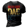 Roller Derby Dad Like A Regular Dad But Cooler Gift For Mens Gift For Women 3D Print Casual Tshirt Vintage Black