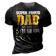 Super Proud Dad Of An Awesome 5Th Grade Graduate 2023 3D Print Casual Tshirt Vintage Black