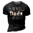 The Best Dads Are Bald Alopecia Awareness And Bald Daddy Gift For Mens Gift For Women 3D Print Casual Tshirt Vintage Black