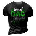 Weed Dad Marijuana Funny 420 Cannabis Thc For Fathers Day Gift For Women 3D Print Casual Tshirt Vintage Black