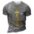 1 Cross 3 Nails 4 Given Forgiven Christian Faith T 2 Faith Funny Gifts 3D Print Casual Tshirt Grey