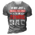 Anime Dad Fathers Day Im Not A Regular Dad Im An Anime Dad Gift For Women 3D Print Casual Tshirt Grey