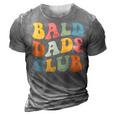 Bald Dads Club Funny Dad Fathers Day Bald Head Joke Gift For Women 3D Print Casual Tshirt Grey