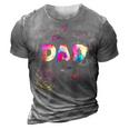 Dad Outer Space Daddy Planet Birthday Fathers Day Gift For Women 3D Print Casual Tshirt Grey