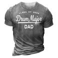 Drum Major Dad Class 2024 Marching Band Family Gift For Mens Gift For Women 3D Print Casual Tshirt Grey