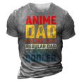 Father’S Day Anime Dad Daddy Father Papa Graphic From Son Gift For Womens Gift For Women 3D Print Casual Tshirt Grey