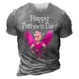Funny Embarrassing Dad In Girl Colors Happy Fathers Day Gift For Women 3D Print Casual Tshirt Grey