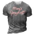 Funny Mothers Day Moms Spaghetti And Meatballs Lover Meme Gift For Women 3D Print Casual Tshirt Grey
