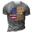 Gods Children Are Not For Sale Funny Political 3D Print Casual Tshirt Grey