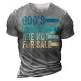 Gods Children Are Not For Sale Funny Quote 3D Print Casual Tshirt Grey