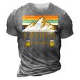 Its Not A Dad Bod Its A Father Figure Mountain On Back 3D Print Casual Tshirt Grey