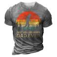 Retro Vintage Best Roller Derby Dad Ever Fathers Day Gift For Women 3D Print Casual Tshirt Grey