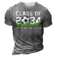 Soccer Class Of 2034 2 To 4Yr Old - Best In The Field Soccer Funny Gifts 3D Print Casual Tshirt Grey