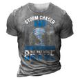 Tornado Chaser Father Storm Chaser Gift For Mens 3D Print Casual Tshirt Grey