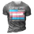 Transgender Support Funny Trans Dad Mom Lgbt Ally Pride Flag Gift For Women 3D Print Casual Tshirt Grey