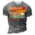 Vintage 70Th Birthday Saying For 70 Year Old Dad And Grandpa Gift For Mens 3D Print Casual Tshirt Grey
