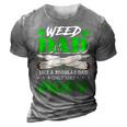 Weed Dad Marijuana Funny Fathers Day For Daddy Gift For Women 3D Print Casual Tshirt Grey