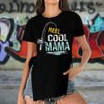 Reel Cool Mama Fishing Fisherman Funny Retro Gift For Women Women's Short Sleeves T-shirt With Hem Split