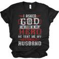 I Asked God For A Hero He Sent Me My Asshole Husband Jersey T-Shirt