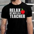My Wife Is A Teacher Husband Of A Teacher Jersey T-Shirt