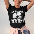 Real Marry Teachers Married Teacher Husband Jersey T-Shirt