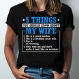 5 Things About My Wife Teacher Husband Of A Teacher Jersey T-Shirt
