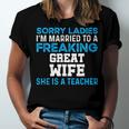 Married To A Great Teacher Husband Of A Teacher Jersey T-Shirt