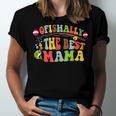Ofishally The Best Mama Fishing Rod Mommy Jersey T-Shirt