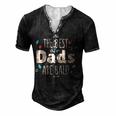 The Best Dads Are Bald Alopecia Awareness And Bald Daddy For Women Men's Henley T-Shirt Black
